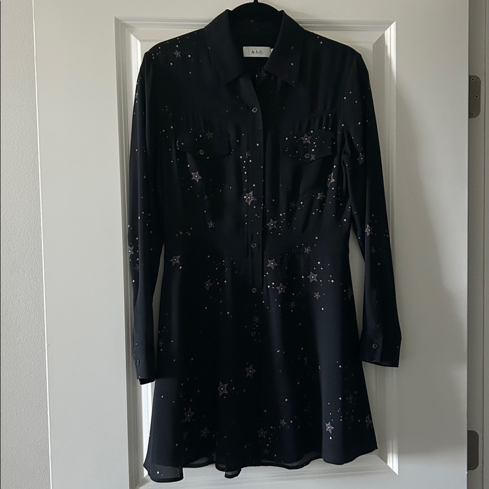 A.L.C. Midnight Star Embellished Dress